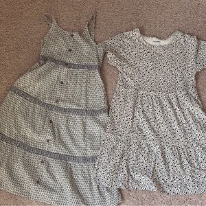Old Navy Girls Dress bundle  in Black and White Patterns size 10/12